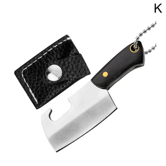 Mini EDC Keychain Knife with Bottle Opener k by HitMyNeed