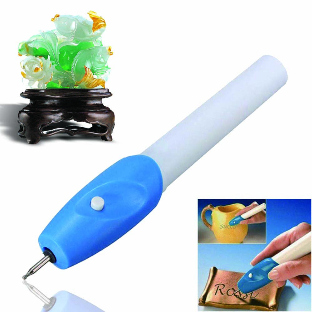 Mini Electric Engraving Pen for Metal, Wood & Glass by HitMyNeed