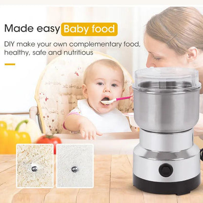 Mini Electric Grinder 300ml Coffee & Spice Mill by HitMyNeed