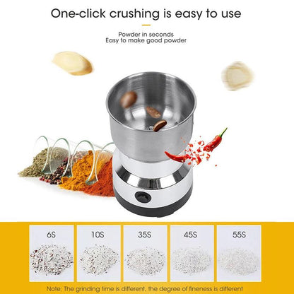 Mini Electric Grinder 300ml Coffee & Spice Mill by HitMyNeed