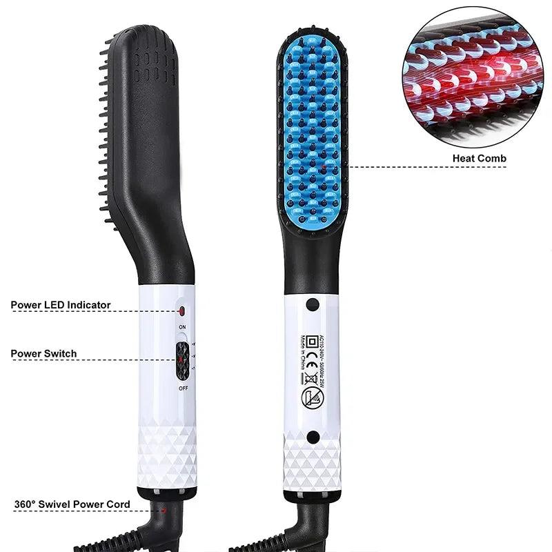 Mini Electric Hair & Beard Straightening Comb by HitMyNeed