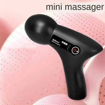 Mini Electric Muscle Massager Fascia Gun black by HitMyNeed