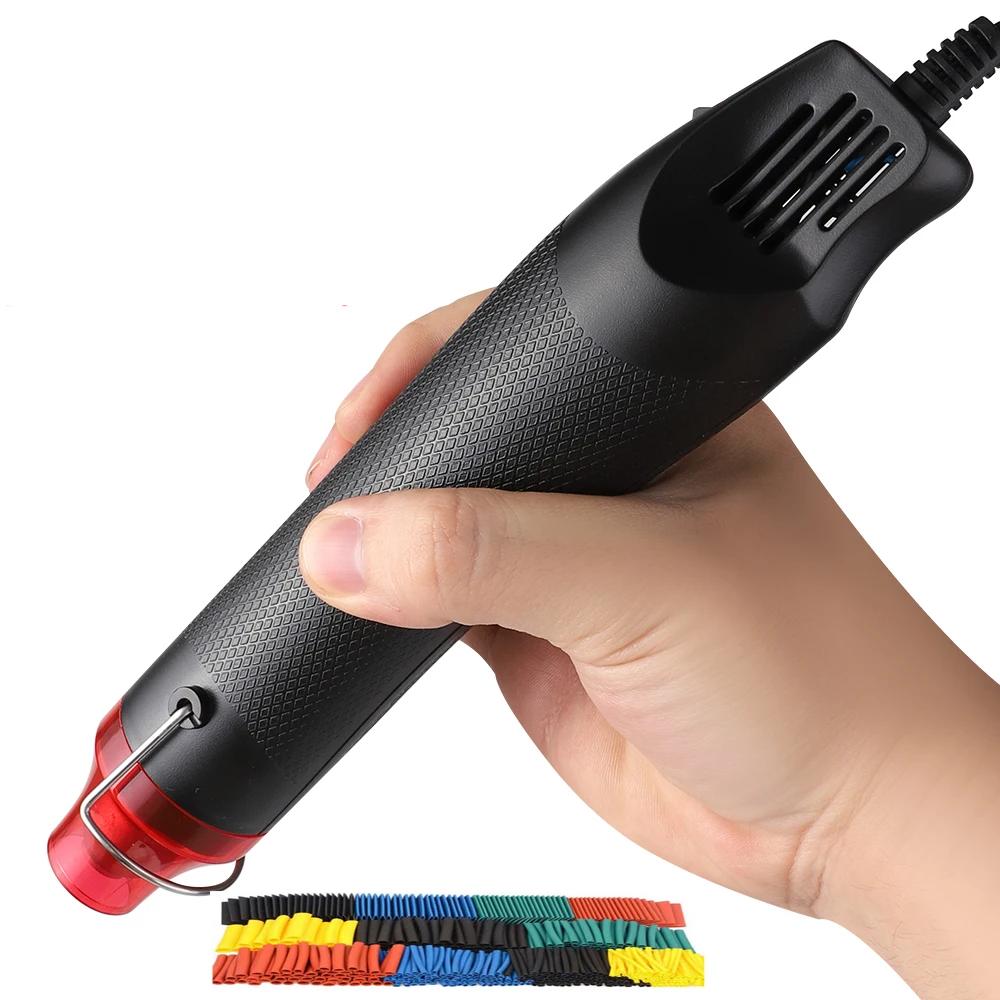 Mini Electrical Heat Gun with 300 Heat Shrink Connectors by HitMyNeed