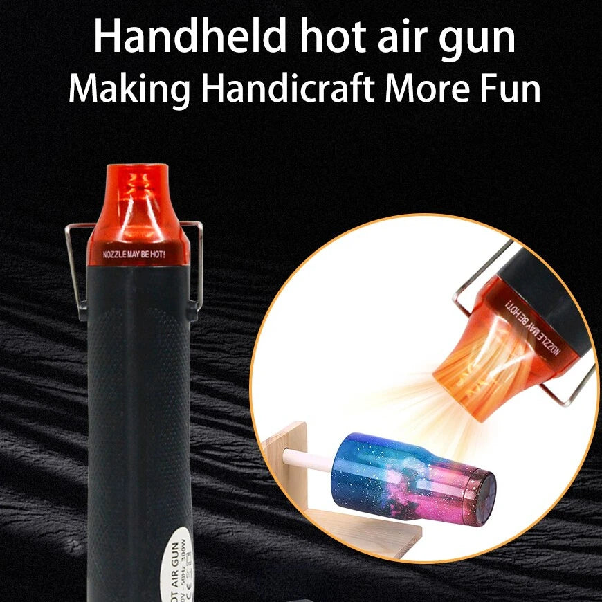 Mini Electrical Heat Gun with 300 Heat Shrink Connectors by HitMyNeed