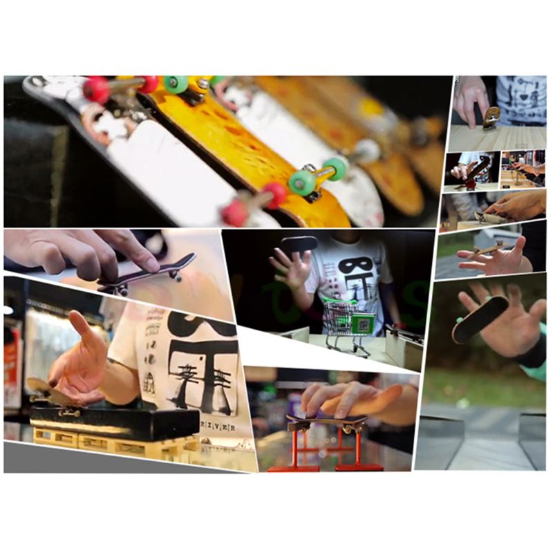 Mini Finger Skateboards Set of 2 with Cool Designs by HitMyNeed