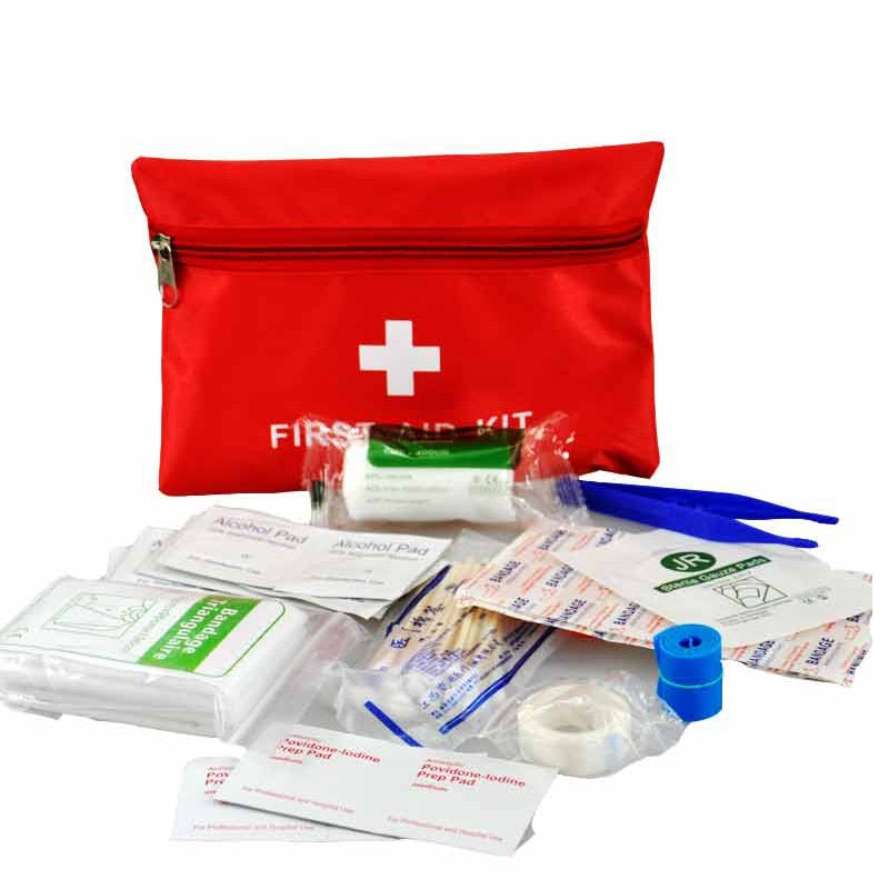 Mini First Aid Kit with Waterproof Bag by HitMyNeed