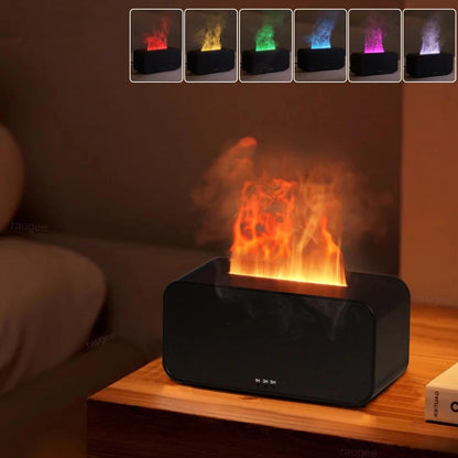 Mini Flame Aroma Humidifier & Essential Oil Diffuser by HitMyNeed