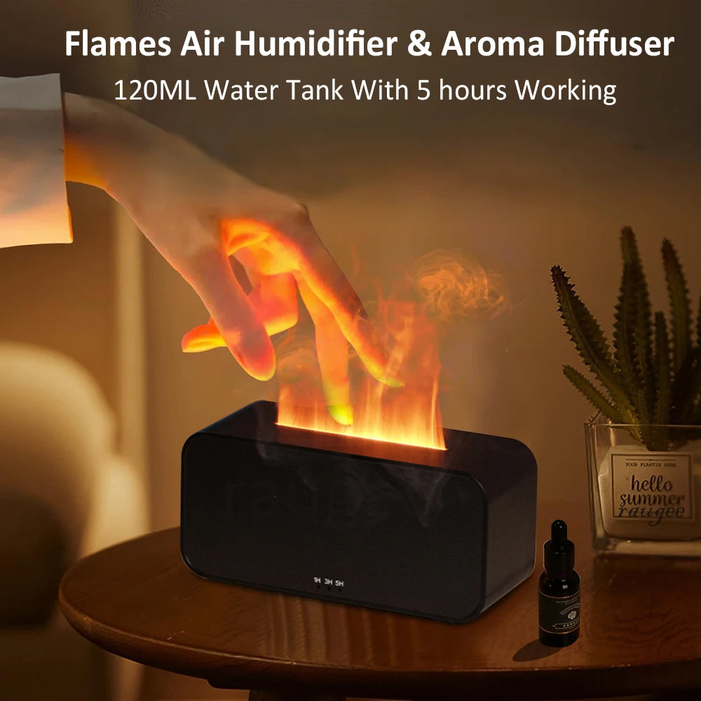 Mini Flame Aroma Humidifier & Essential Oil Diffuser by HitMyNeed