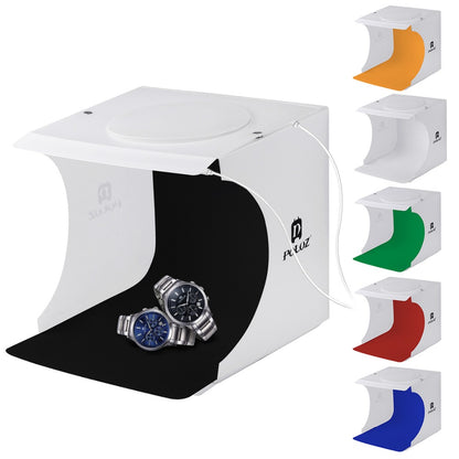 Mini Folding Lightbox Photo Studio with LED by HitMyNeed