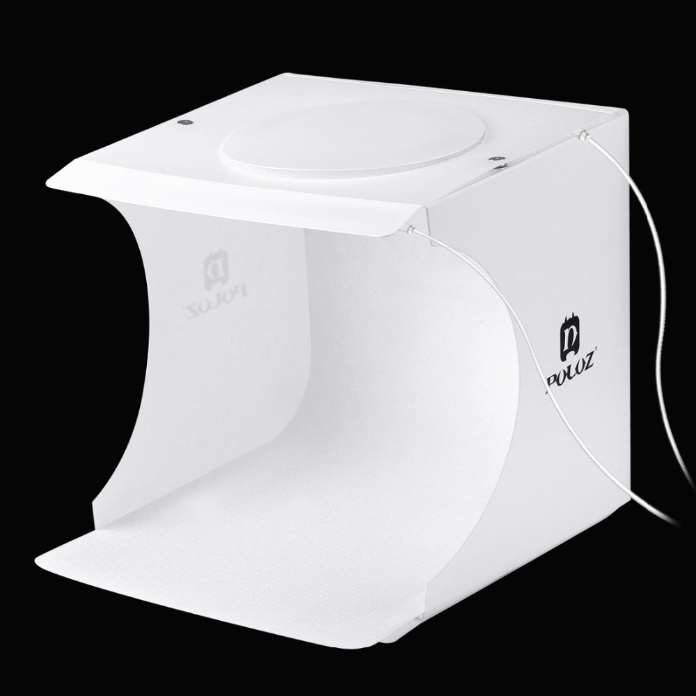 Mini Folding Lightbox Photo Studio with LED by HitMyNeed