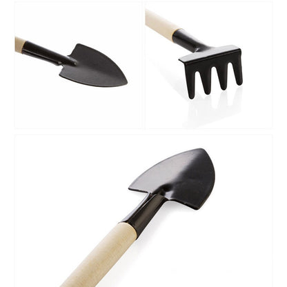 Mini Garden Hand Tools Set 3pcs for Potted Plants by HitMyNeed