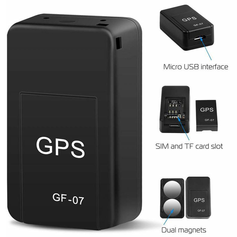 Mini GF-07 Magnetic GPS Car Tracker with SIM Alerts by HitMyNeed