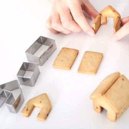 Mini Gingerbread House Stainless Steel Cookie Cutters by HitMyNeed
