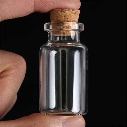 Mini Glass Bottles with Cork 12ml (Set of 10) by HitMyNeed