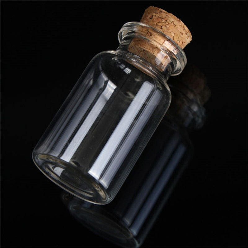 Mini Glass Bottles with Cork 12ml (Set of 10) by HitMyNeed