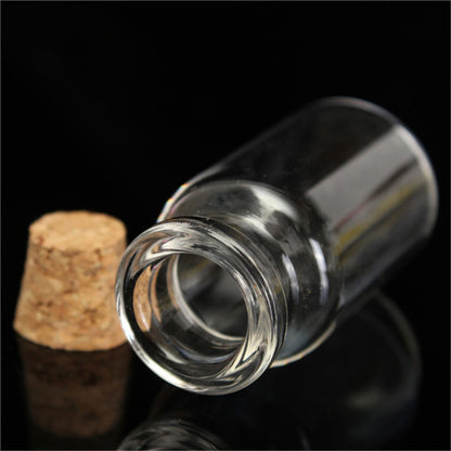 Mini Glass Bottles with Cork 12ml (Set of 10) by HitMyNeed