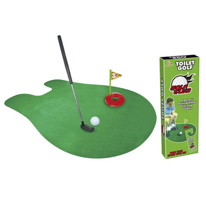 Mini Golf Toilet Bathroom Putting Game Set by HitMyNeed