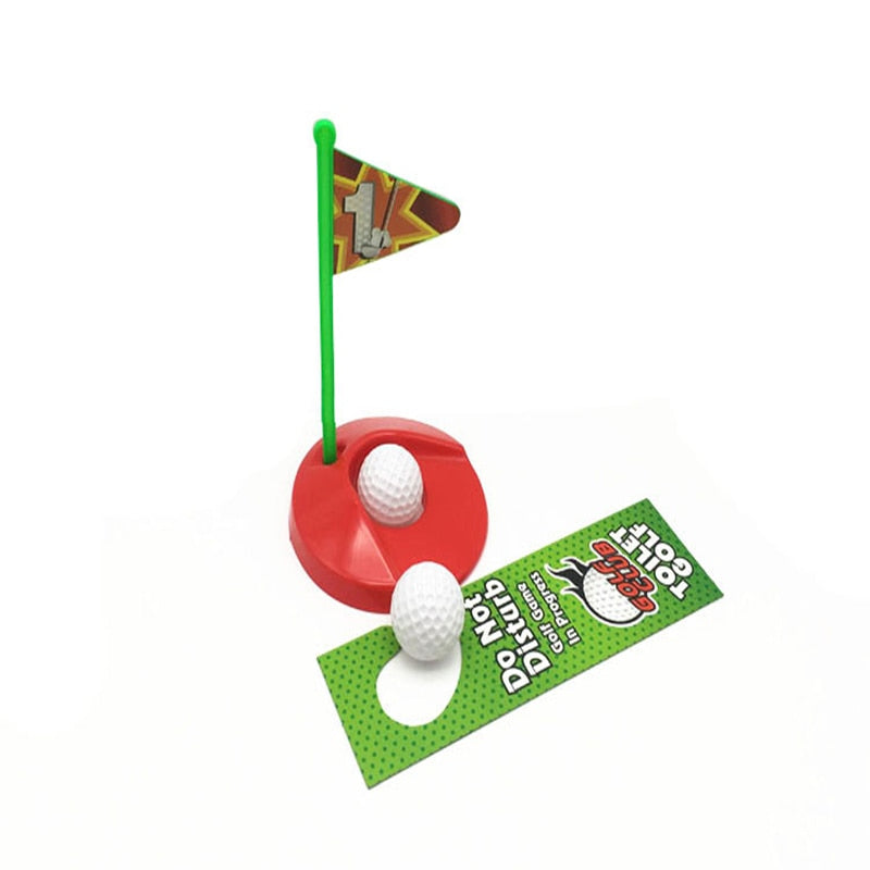 Mini Golf Toilet Bathroom Putting Game Set by HitMyNeed