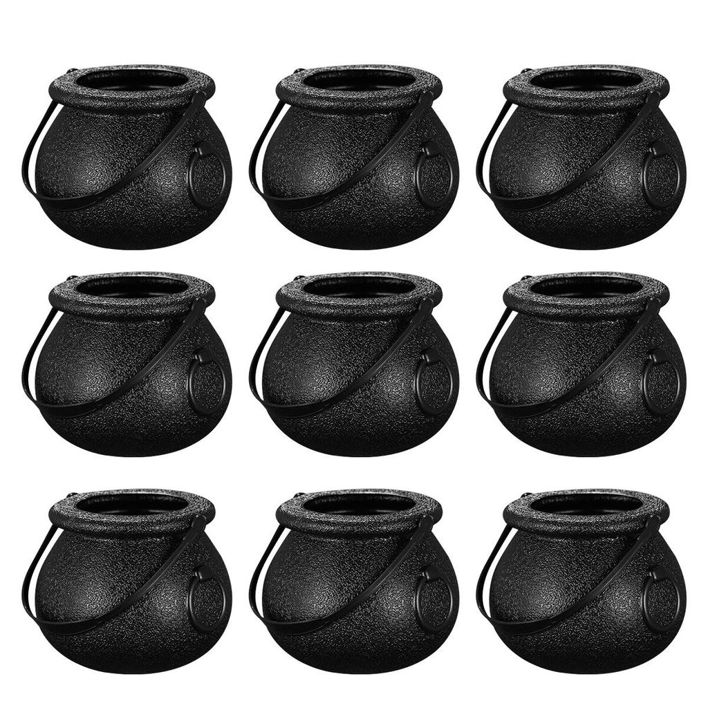 Mini Halloween Cauldron Candy Buckets (10 Pack) by HitMyNeed