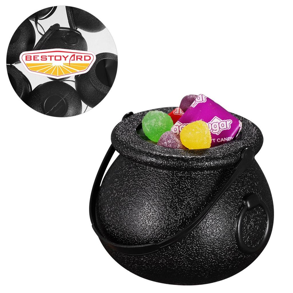 Mini Halloween Cauldron Candy Buckets (10 Pack) by HitMyNeed