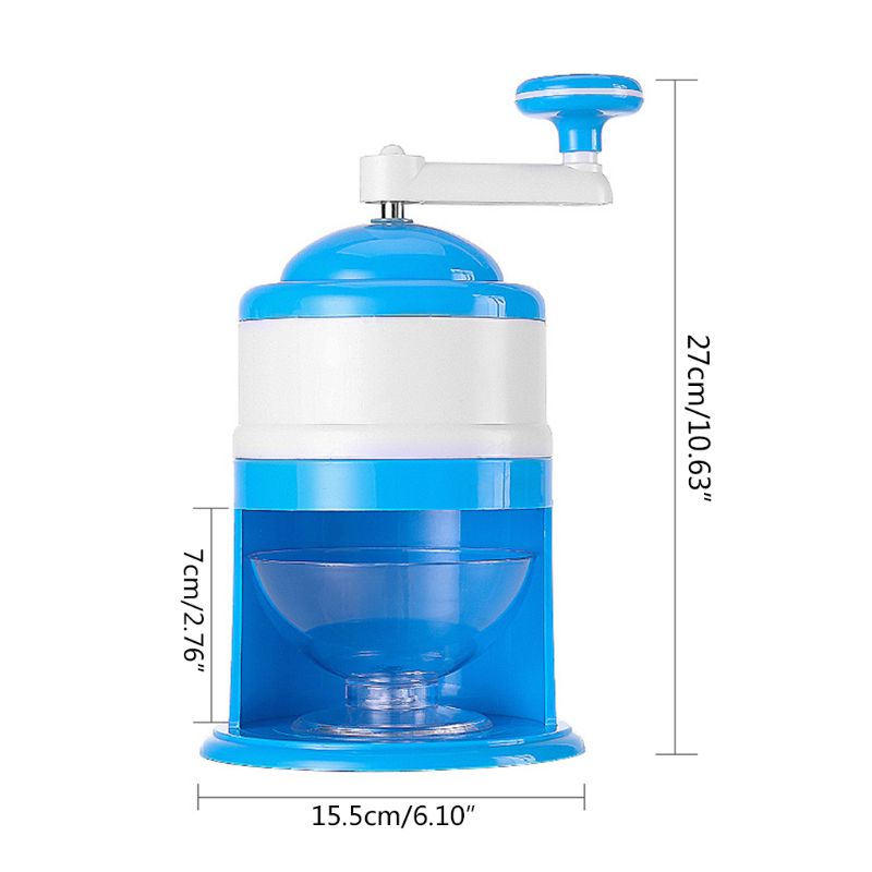 Mini Hand Crank Ice Shaver for Drinks & Desserts by HitMyNeed