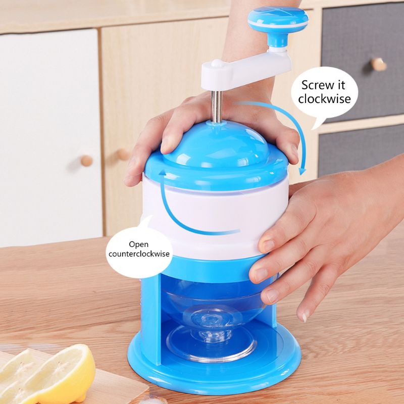 Mini Hand Crank Ice Shaver for Drinks & Desserts by HitMyNeed