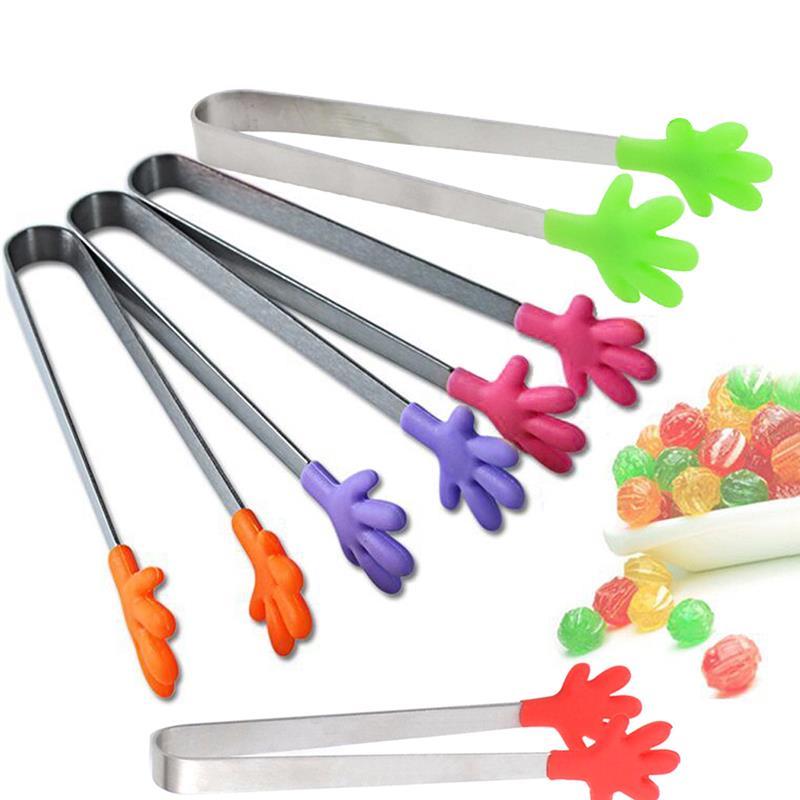 Mini Hand Tongs Serving Utensils Set (5 Pack) by HitMyNeed