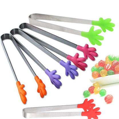 Mini Hand Tongs Serving Utensils Set (5 Pack) by HitMyNeed