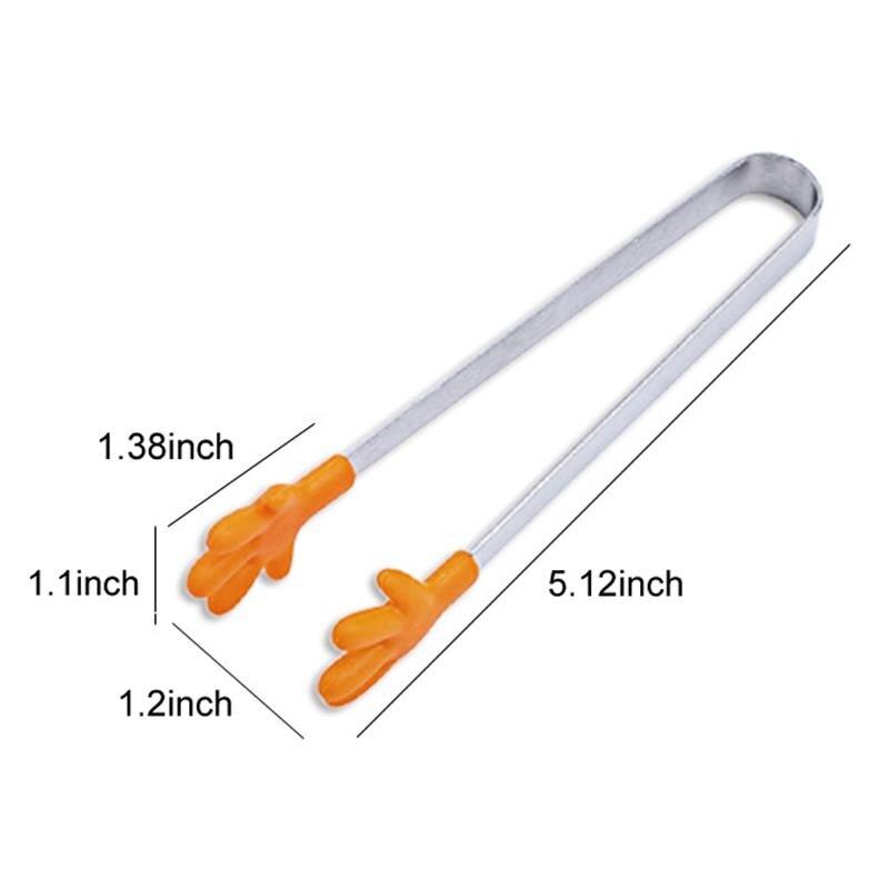 Mini Hand Tongs Serving Utensils Set (5 Pack) by HitMyNeed