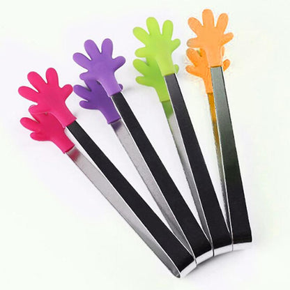 Mini Hand Tongs Serving Utensils Set (5 Pack) by HitMyNeed