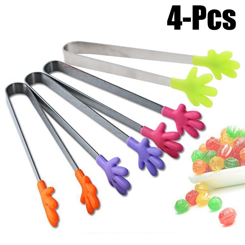 Mini Hand Tongs Serving Utensils Set (5 Pack) by HitMyNeed