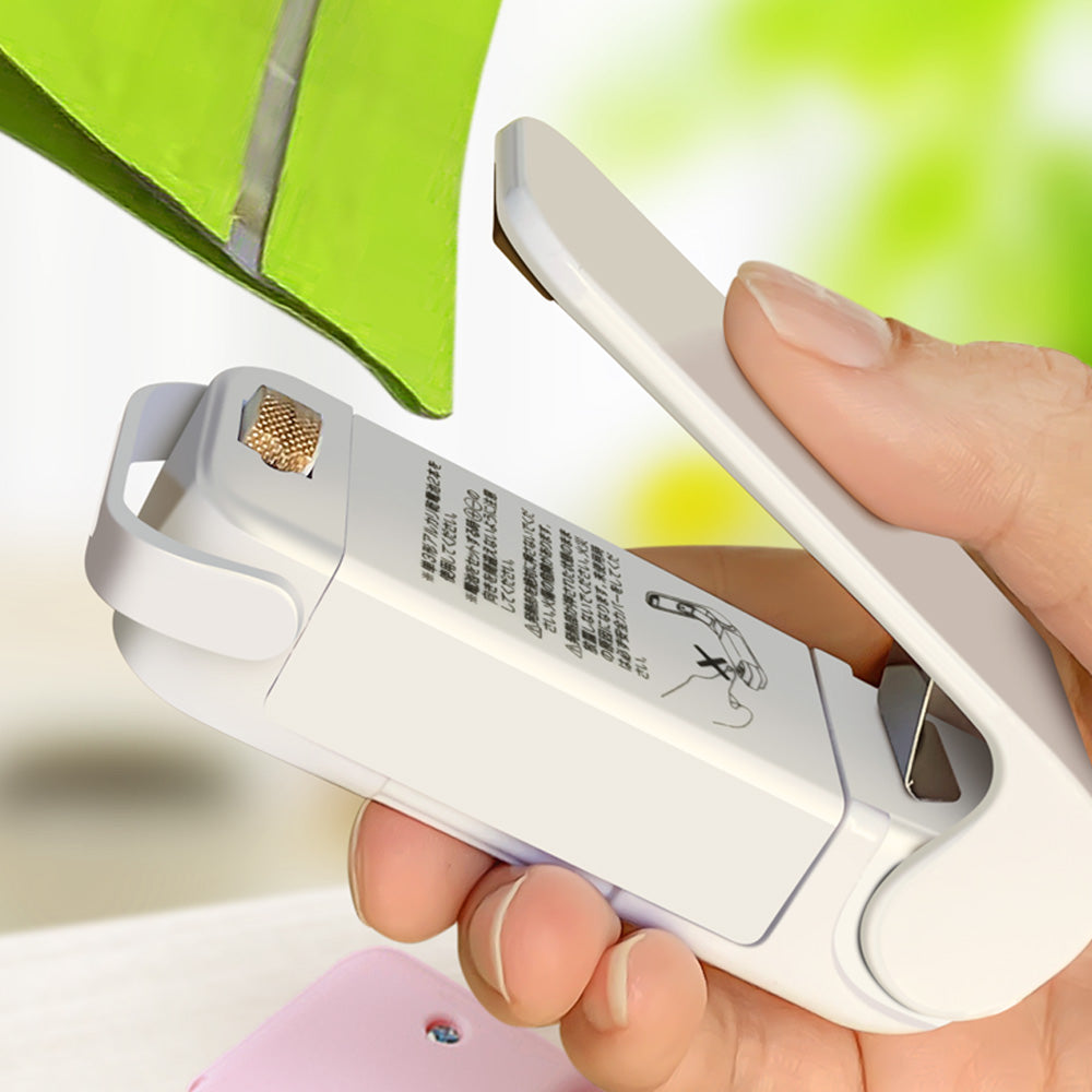Mini Handheld Plastic Bag Sealer Clip for Snacks by HitMyNeed