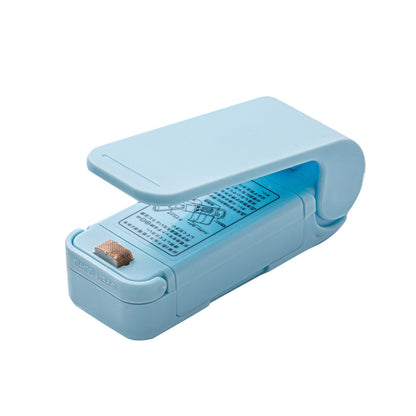 Mini Handheld Plastic Bag Sealer Clip for Snacks blue by HitMyNeed