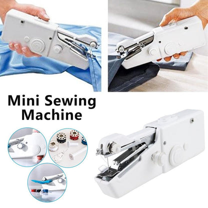 Mini Handheld Sewing Machine for Quick Repairs by HitMyNeed
