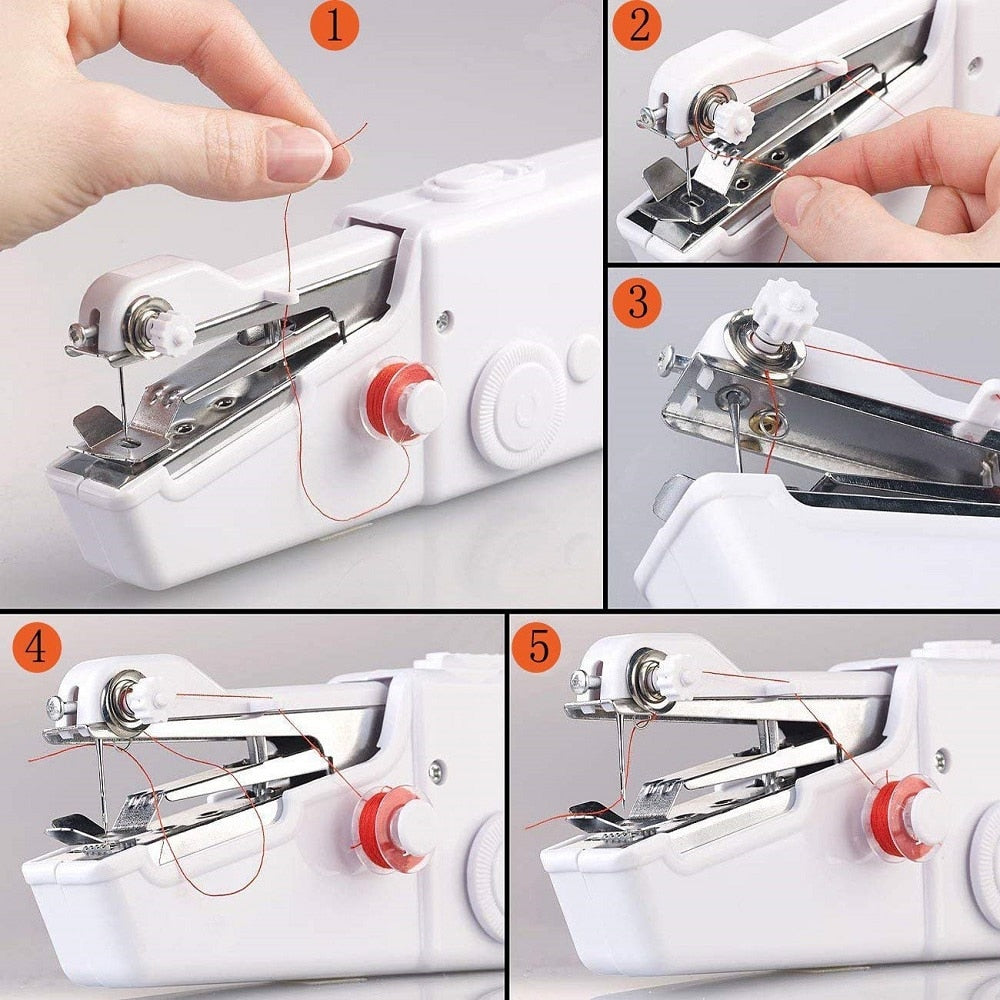 Mini Handheld Sewing Machine Quick Stitch Tool by HitMyNeed