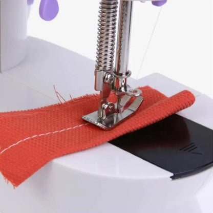 Mini Handheld Sewing Machine with Light and Foot Pedal by HitMyNeed