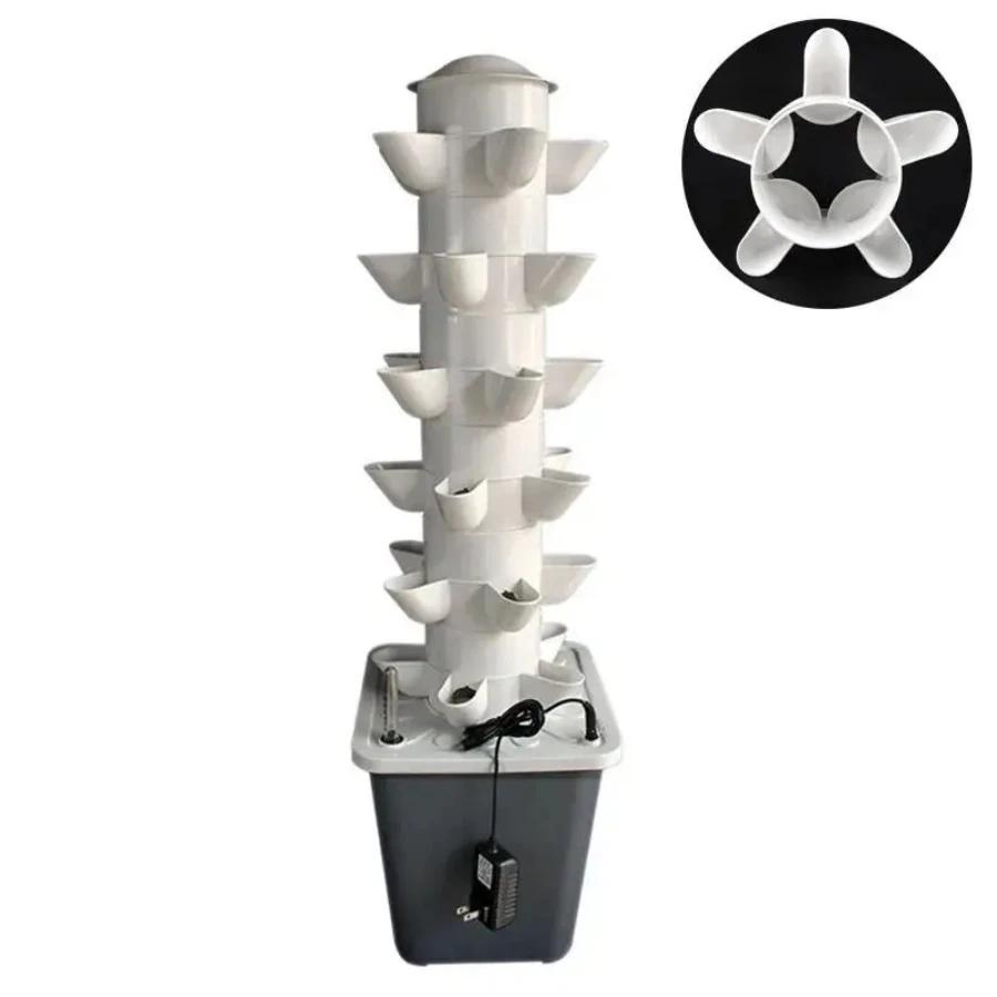 Mini Hydroponic Vertical Herb & Veggie Garden Tower by HitMyNeed