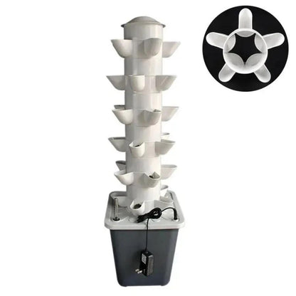 Mini Hydroponic Vertical Herb & Veggie Garden Tower by HitMyNeed
