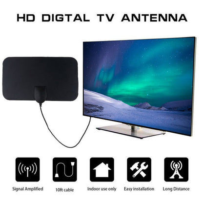 Mini Indoor HDTV Antenna, 50 Mile Digital Range by HitMyNeed