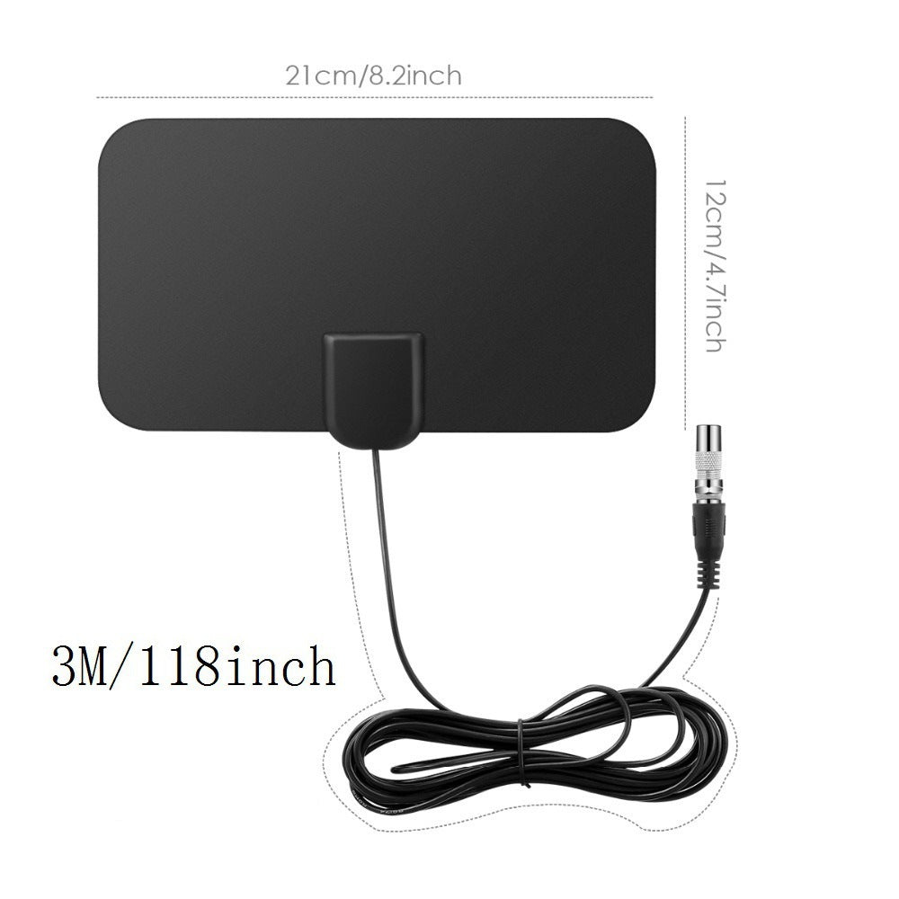 Mini Indoor HDTV Antenna, 50 Mile Digital Range by HitMyNeed