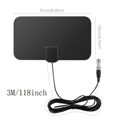 Mini Indoor HDTV Antenna, 50 Mile Digital Range by HitMyNeed