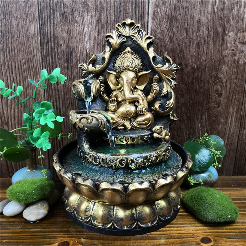 Mini Indoor Tabletop Water Fountain Decor by HitMyNeed