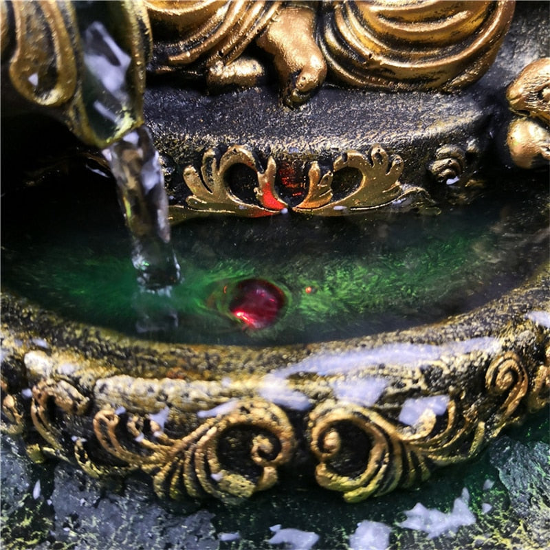 Mini Indoor Tabletop Water Fountain Decor by HitMyNeed