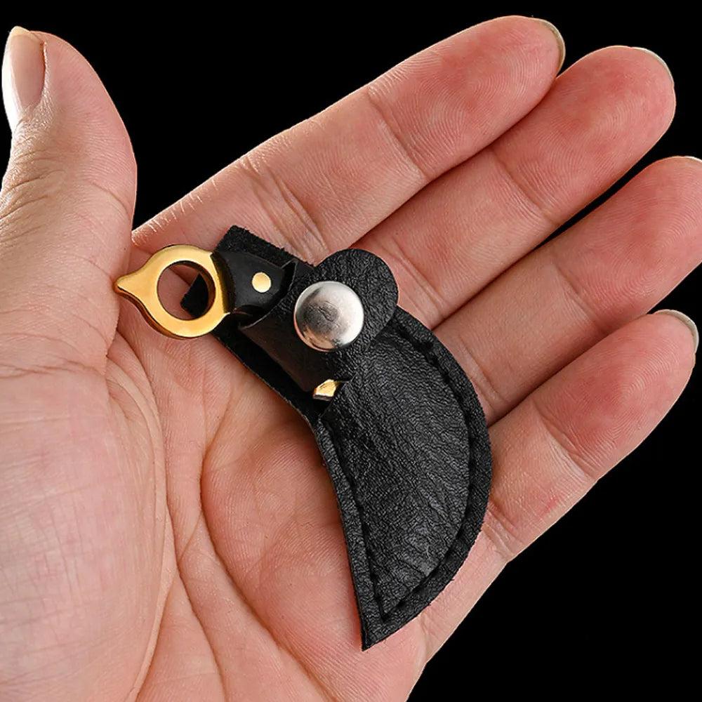 Mini Keychain Pocket Knife EDC Fixed Blade Tool by HitMyNeed