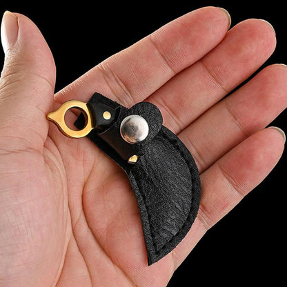 Mini Keychain Pocket Knife EDC Fixed Blade Tool by HitMyNeed