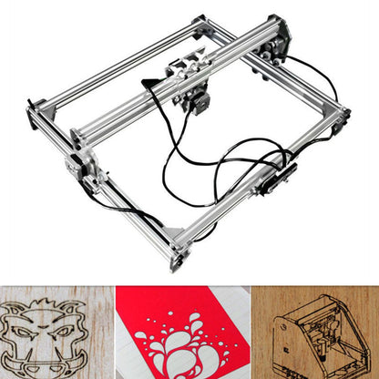Mini Laser Engraving Machine 3000mW, 65 x 50 cm Area by HitMyNeed