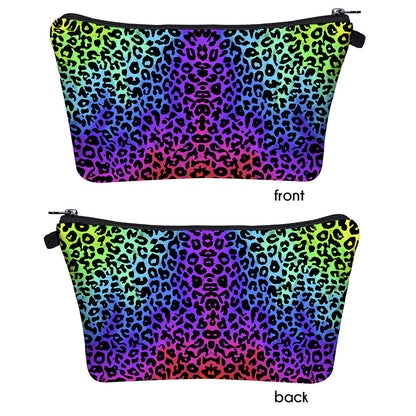 Mini Leopard Print Makeup Bag Organizer by HitMyNeed