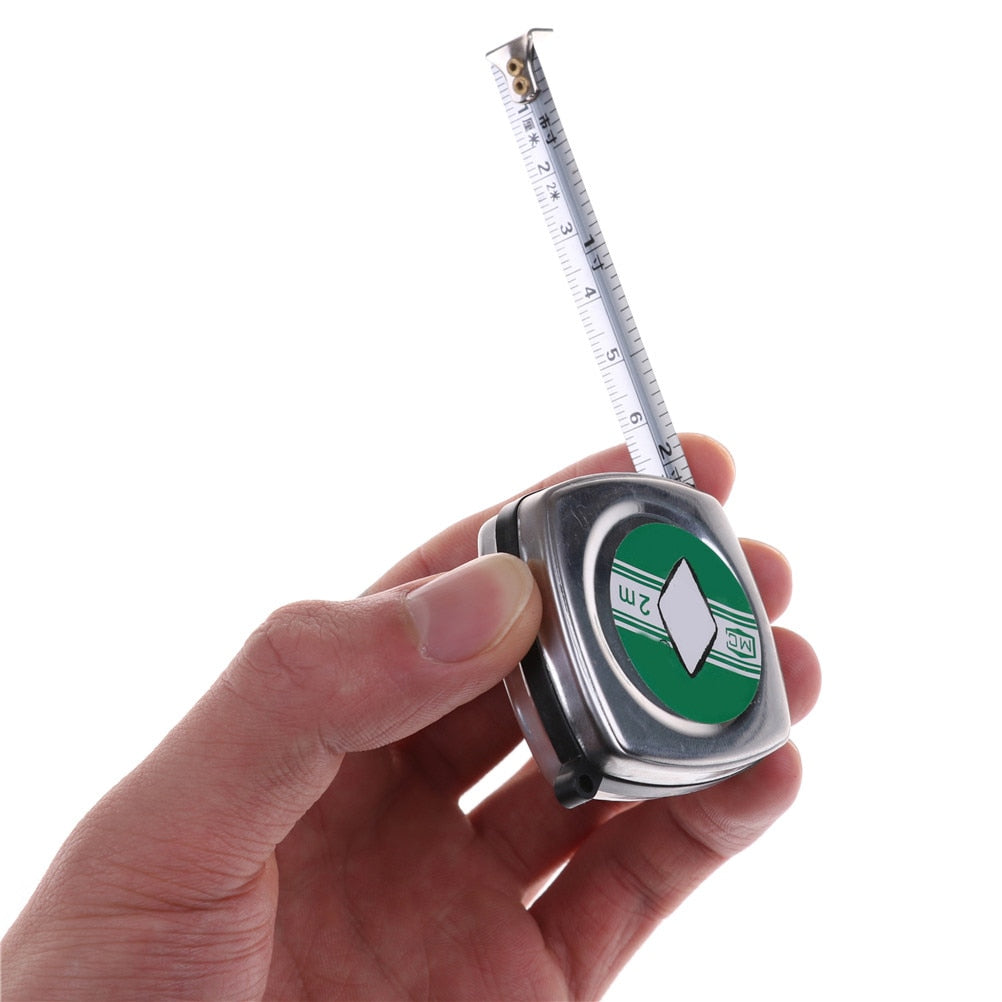 Mini Metal Pocket Tape Measure 2m by HitMyNeed