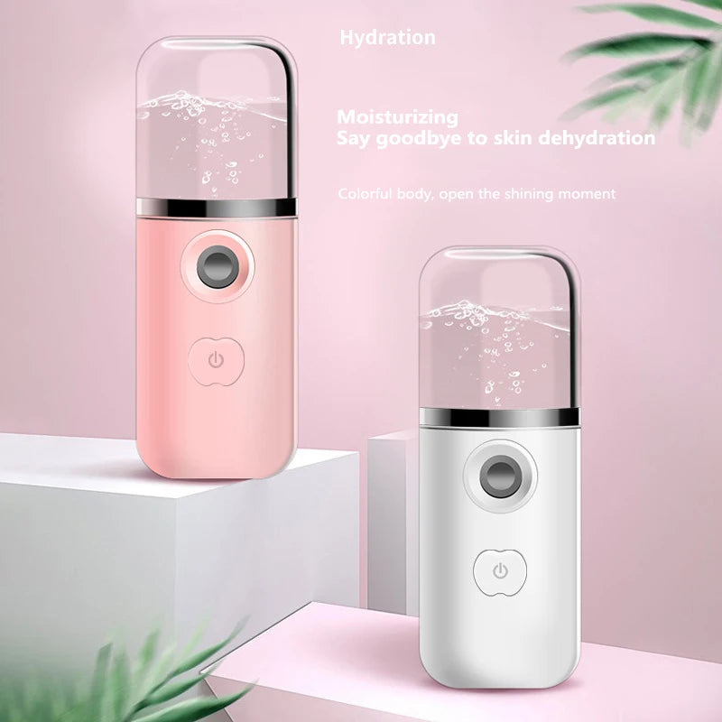 Mini Nano Facial Mister USB Rechargeable Humidifier by HitMyNeed