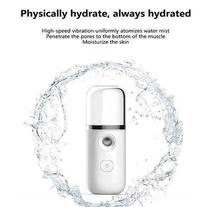 Mini Nano Facial Mister USB Rechargeable Humidifier by HitMyNeed